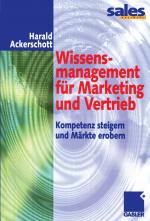 Cover-Bild Wissensmanagement für Marketing und Vertrieb