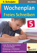 Cover-Bild Wochenplan Freies Schreiben / Klasse 5