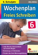 Cover-Bild Wochenplan Freies Schreiben / Klasse 6