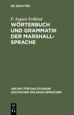Cover-Bild Wörterbuch und Grammatik der Marshall-Sprache