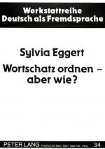 Cover-Bild Wortschatz ordnen - aber wie?
