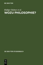 Cover-Bild Wozu Philosophie?