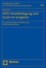 Cover-Bild WTO-Streitbeilegung und EuGH im Vergleich