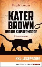Cover-Bild XXL-Leseprobe: Kater Brown und die Klostermorde