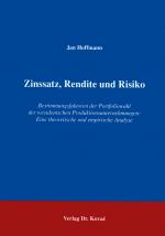 Cover-Bild Zinssatz, Rendite und Risiko
