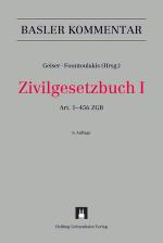 Cover-Bild Zivilgesetzbuch I
