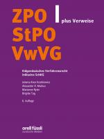 Cover-Bild ZPO/StPO/VwVG plus Verweise