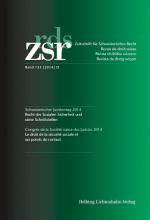 Cover-Bild ZSR Band 133 (2014) II - Schweizerischer Juristentag 2014 / Congrès de la Société suisse des Juristes 2014