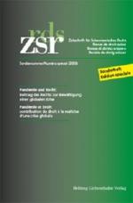 Cover-Bild ZSR Sondernummer - Pandémie et Droit / Pandemie und Recht