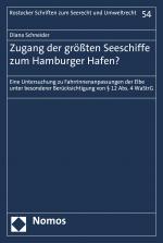 Cover-Bild Zugang der größten Seeschiffe zum Hamburger Hafen?