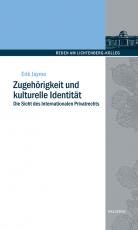 Cover-Bild Zugehörigkeit und kulturelle Identität