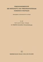 Cover-Bild Zur Stabilität stromstarker Glimmentladungen