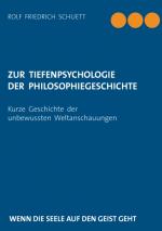 Cover-Bild Zur Tiefenpsychologie der Philosophiegeschichte