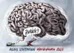 Cover-Bild Zurück! - Stuttmann Karikaturen 2023