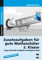 Cover-Bild Zusatzaufgaben für gute Matheschüler 2. Klasse