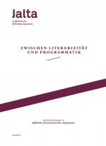 Cover-Bild Zwischen Literarizität und Programmatik – Jüdische Literaturen der Gegenwart