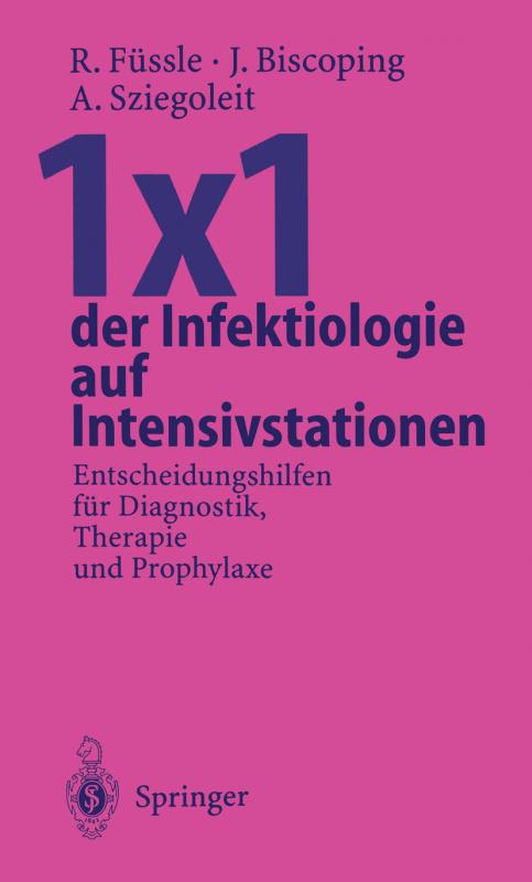 Cover-Bild 1×1 der Infektiologie auf Intensivstationen