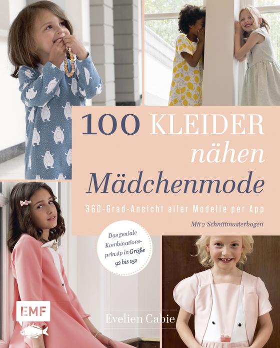 Cover-Bild 100 Kleider nähen – Mädchenmode