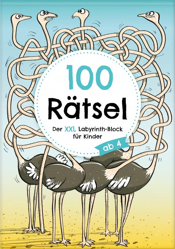 Cover-Bild 100 Rätsel: Der XXL Labyrinth-Block für Kinder ab 4