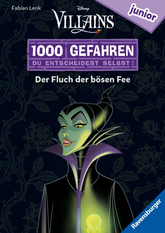 Cover-Bild 1000 Gefahren junior – Disney Villains: Der Fluch der bösen Fee (Erstlesebuch mit "Entscheide selbst"-Prinzip für Kinder ab 7 Jahren)