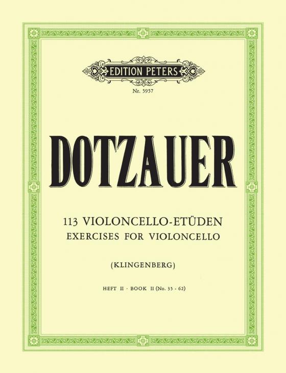 Cover-Bild 113 Violoncello-Etüden - Heft 2