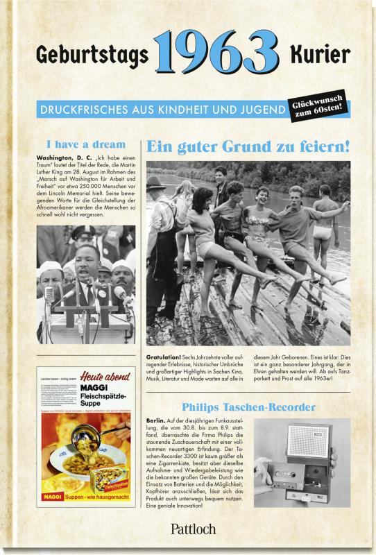 Cover-Bild 1963 - Geburtstagskurier