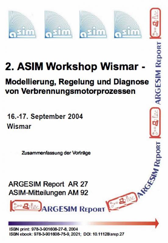 Cover-Bild 2. ASIM Workshop Wismar - Modellierung, Regelung und Diagnose von Verbrennungsmotorprozessen