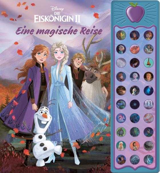 Cover-Bild 30-Button-Soundbuch - Disney - Die Eiskönigin 2, Die magische Reise! - interaktives Bilderbuch mit 30 zauberhaften Geräuschen