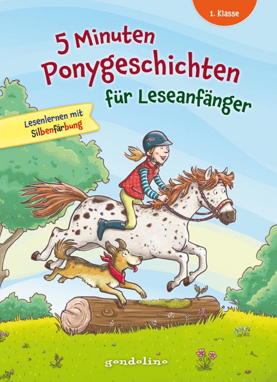 Cover-Bild 5 Minuten Ponygeschichten für Leseanfänger, 1. Klasse - Lesenlernen mit Silbenfärbung