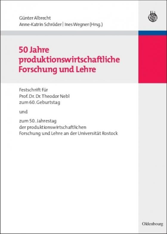 Cover-Bild 50 Jahre produktionswirtschaftliche Forschung und Lehre