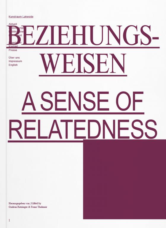 Cover-Bild A Sense of Relatedness
