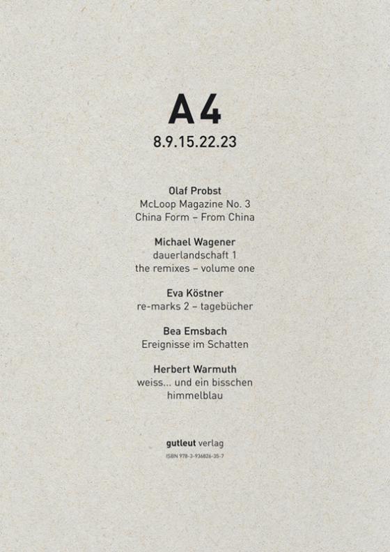 Cover-Bild A4 | 8.9.15.22.23