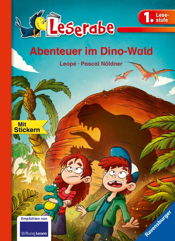 Cover-Bild Abenteuer im Dino-Wald - Leserabe 1. Klasse - Erstlesebuch für Kinder ab 6 Jahren