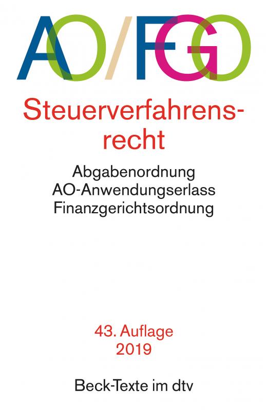Cover-Bild Abgabenordnung mit Finanzgerichtsordnung und Nebengesetzen