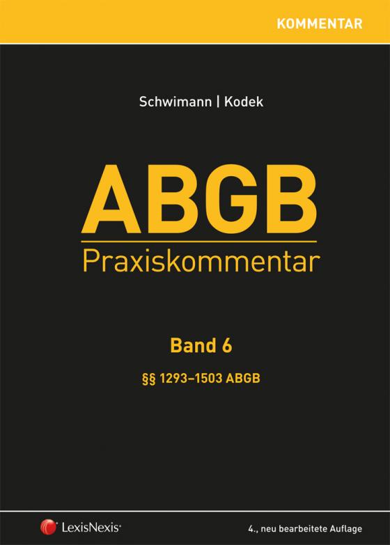 Cover-Bild ABGB Praxiskommentar / ABGB Praxiskommentar - Band 6