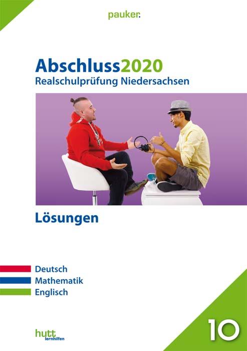 Cover-Bild Abschluss 2020 - Realschulprüfung Niedersachsen Lösungen