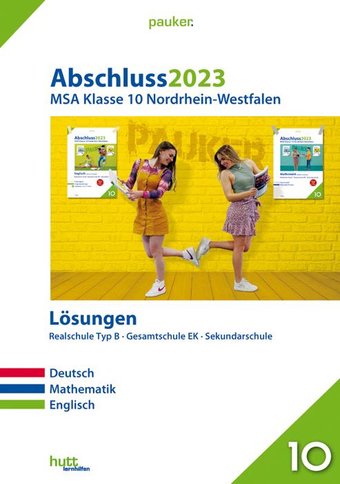 Cover-Bild Abschluss 2023 - Realschule NRW - Lösungsband