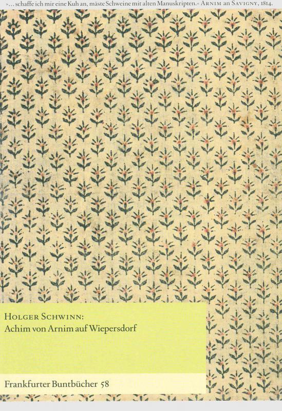 Cover-Bild Achim von Arnim auf Wiepersdorf