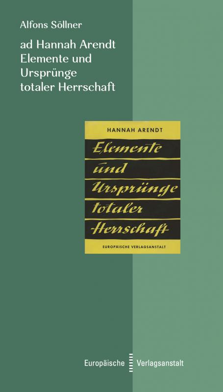 Cover-Bild ad Hannah Arendt. Elemente und Ursprünge totaler Herrschaft