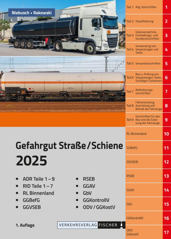 Cover-Bild ADR/RID 2025 - 1. Auflage
