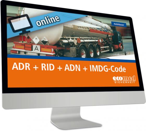 Cover-Bild ADR + RID + ADN + IMDG-Code online
