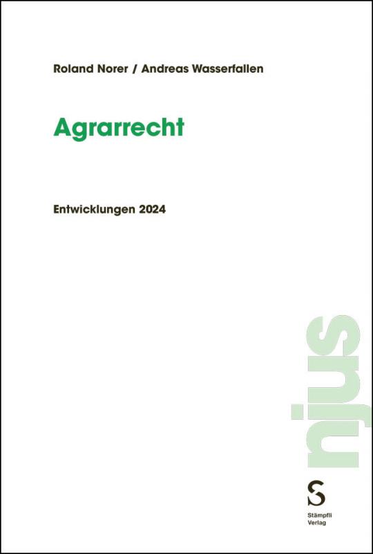 Cover-Bild Agrarrecht