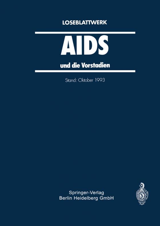 Cover-Bild AIDS und die Vorstadien