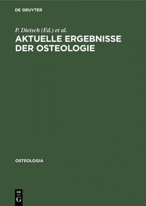 Cover-Bild Aktuelle Ergebnisse der Osteologie
