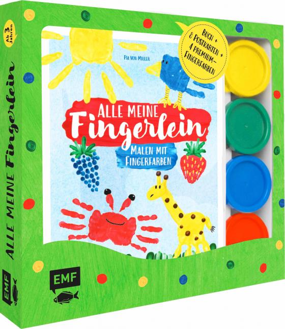 Cover-Bild Alle meine Fingerlein: Malen mit Fingerfarben – Das Fingerfarben-Set