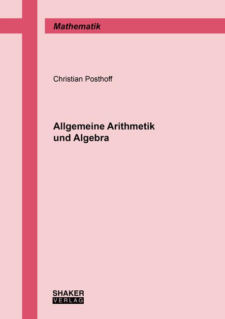 Cover-Bild Allgemeine Arithmetik und Algebra