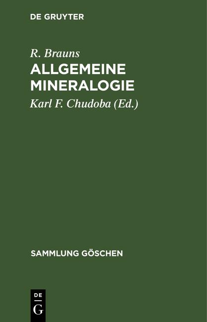 Cover-Bild Allgemeine Mineralogie