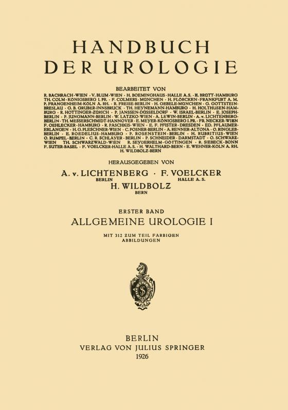 Cover-Bild Allgemeine Urologie