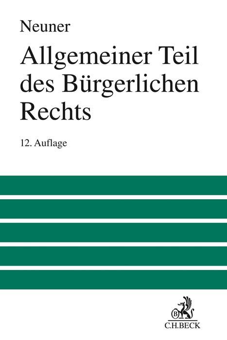 Cover-Bild Allgemeiner Teil des Bürgerlichen Rechts