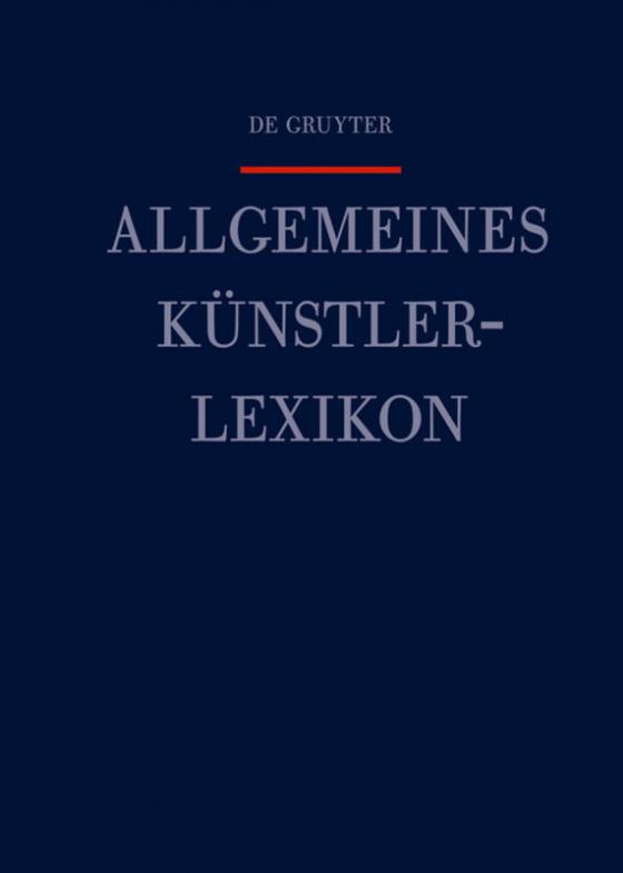 Cover-Bild Allgemeines Künstlerlexikon (AKL) / Tur - Valldosera